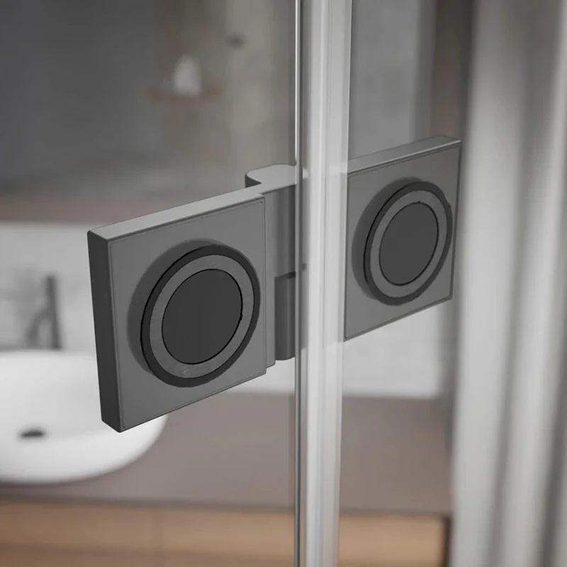 Radaway Essenza Pro DWJ Shower Door - Brushed Gunmetal - Image 8