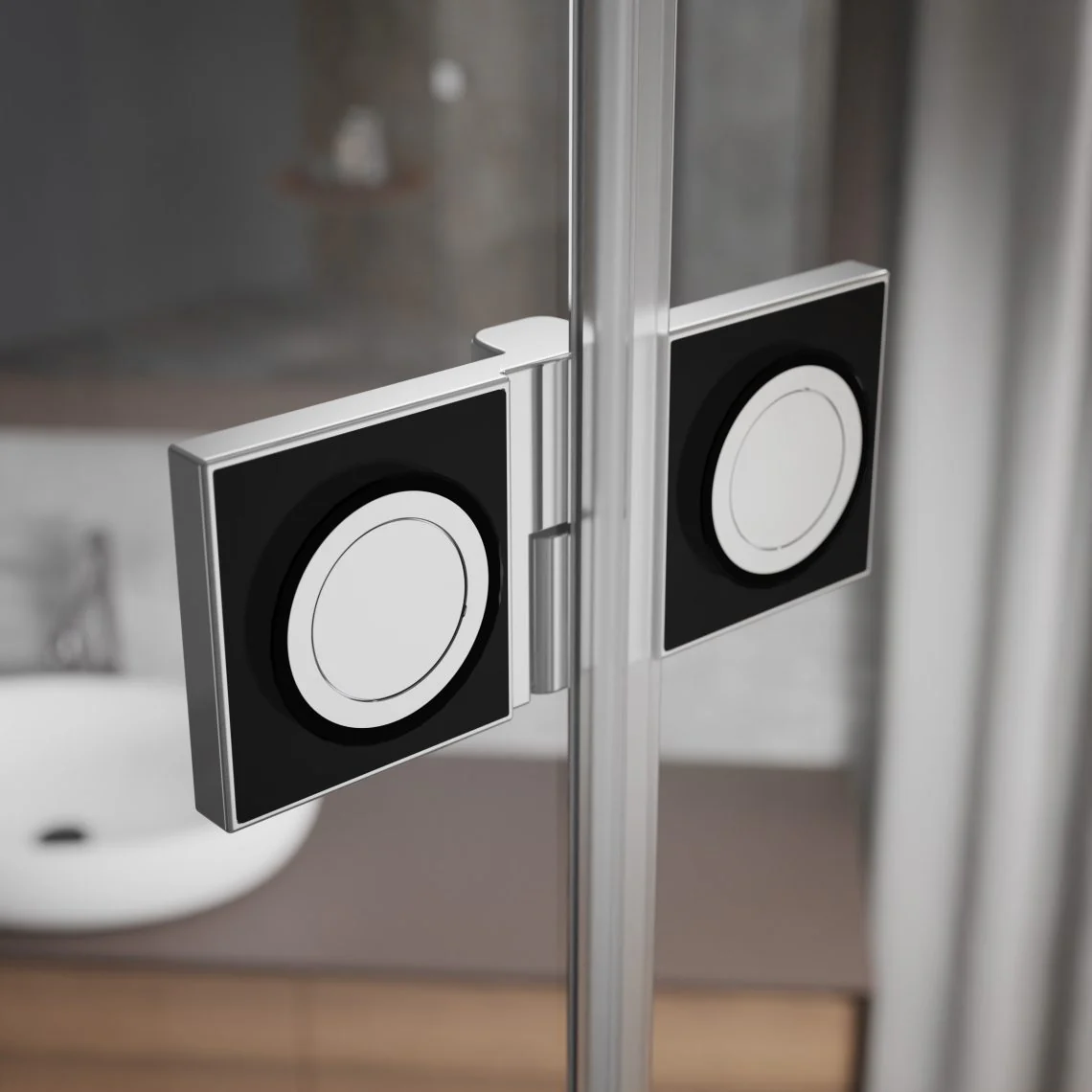 Radaway Essenza Pro DWJ Shower Door - Chrome - Image 8