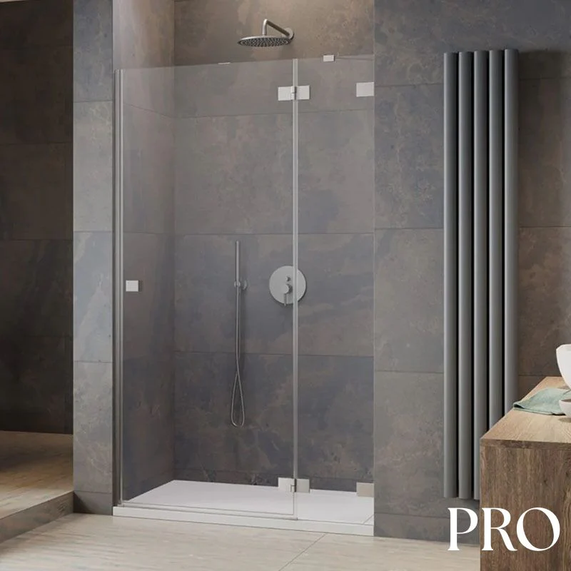 Radaway Essenza Pro DWJ Shower Door - Brushed Nickel - Image 2