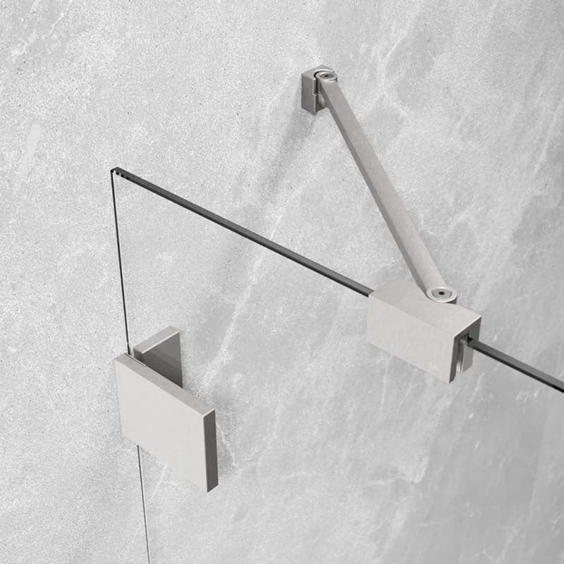Radaway Essenza Pro DWJ Shower Door - Brushed Nickel - Image 6