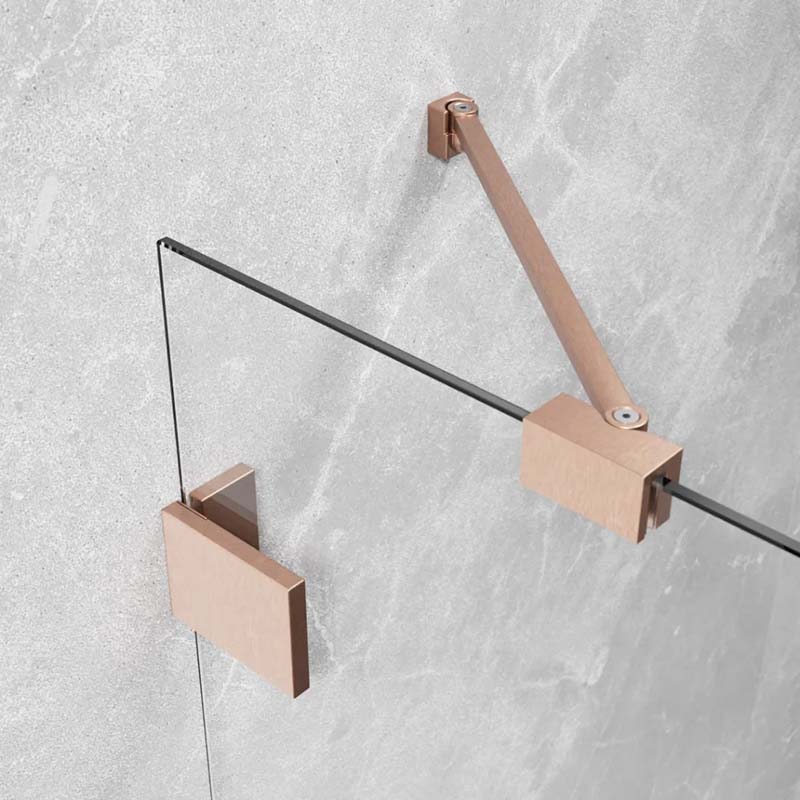 Radaway Essenza Pro PDD Shower Enclosure - Brushed Copper - Image 6