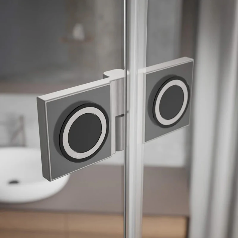 Radaway Essenza Pro PDD Shower Enclosure - Brushed Nickel - Image 4