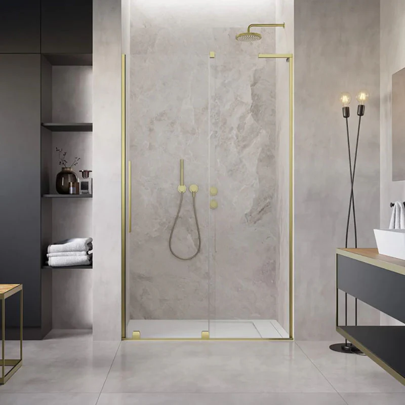 Radaway Furo Brushed Gold DWJ Premium Sliding Door - Image 2