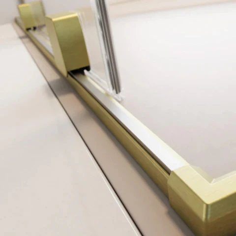 Brushed Gold Radaway Furo KDJ Premium Shower Enclosure - Image 7