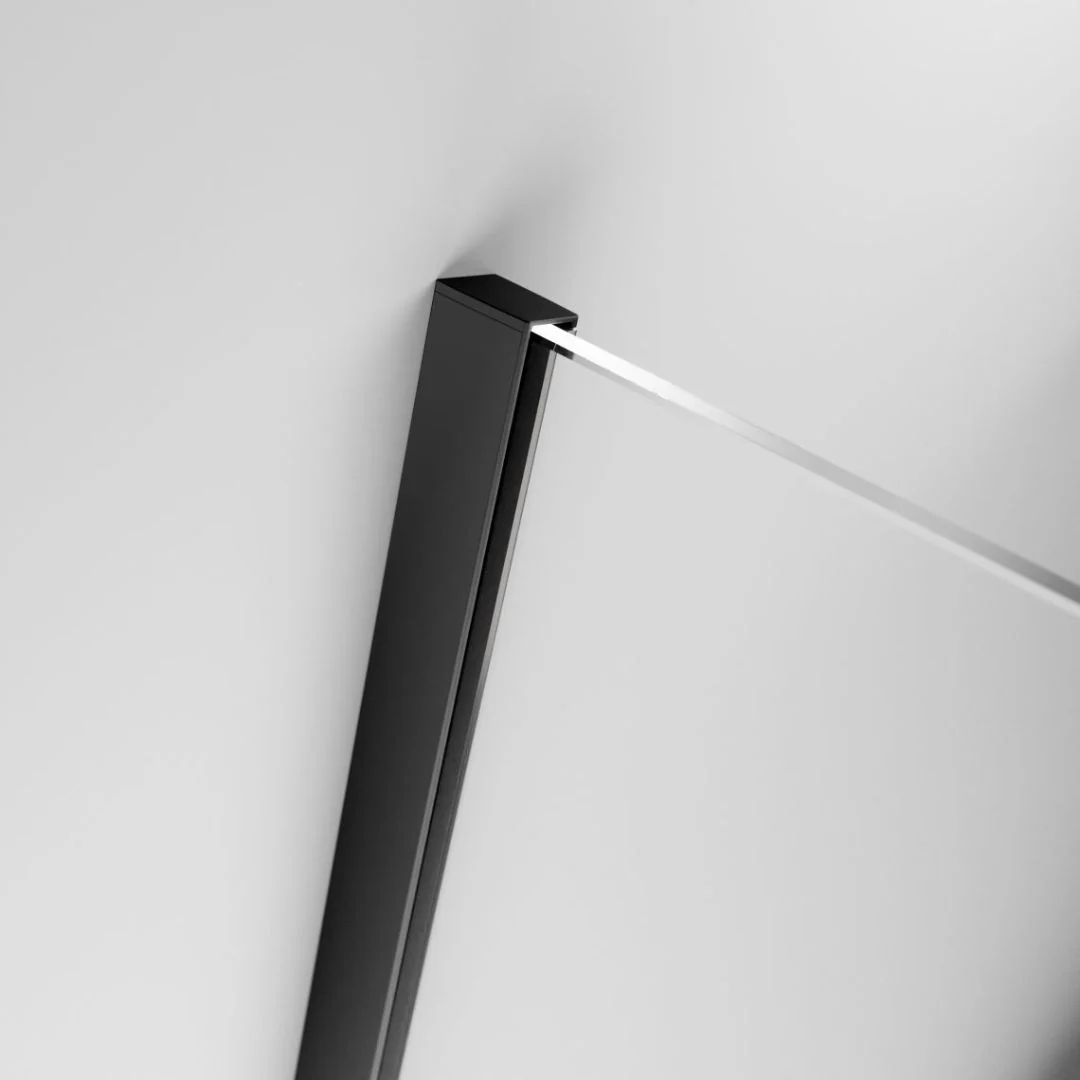 Radaway Furo Sliding Walk-In Shower Screen - Black - Image 4