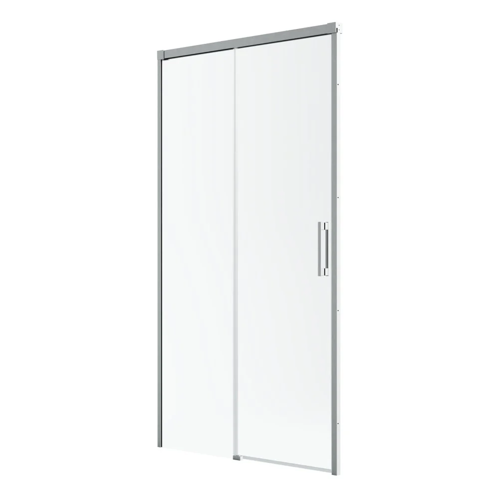 Radaway Idea DWJ Recess Shower Door – Brushed Nickel, 6mm Glass