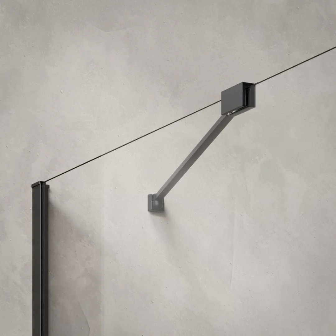 Radaway Idea PNJ II Bath Screen - Black Pane - Image 3