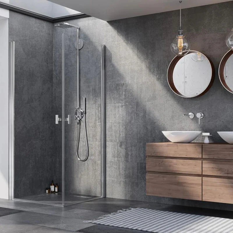 Radaway NES KDD I Premium Shower Enclosure 6mm -  Chrome - Image 2