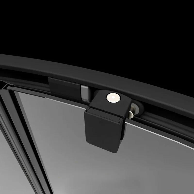 Radaway Premium Pro DWJ Shower Door – Matte Black, 6mm Glass - Image 4