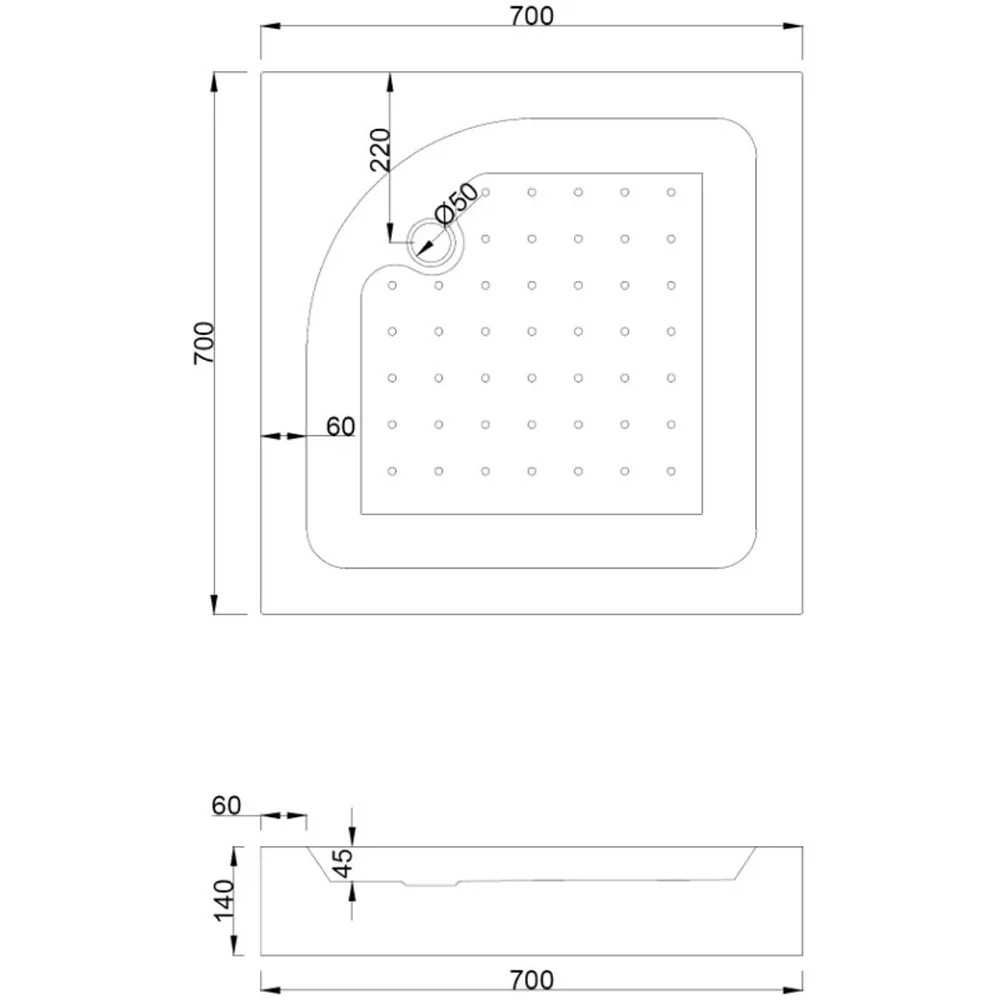 Raised Shower Tray (Easy Plumb) - Image 5