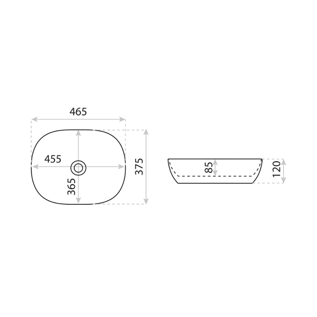 Redondo Countertop Basin - Black - Image 3