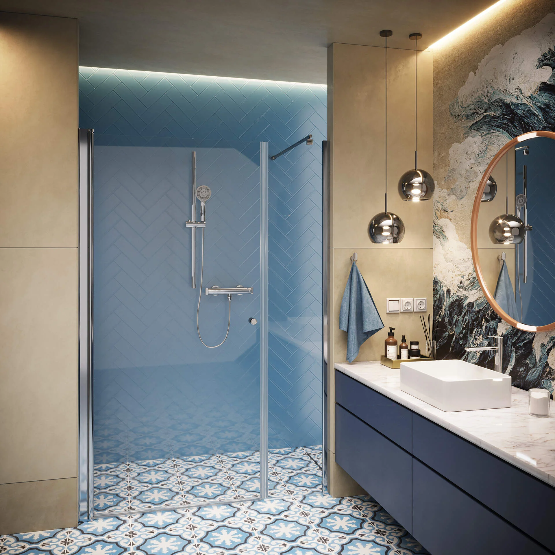 Shower mixer thermostatic - Image 3