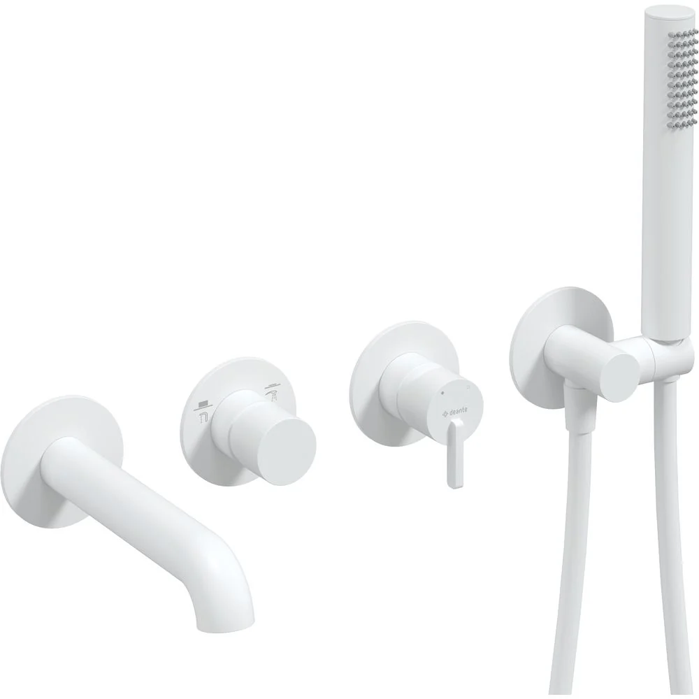 Silia Bath mixer, 4-hole, concealed