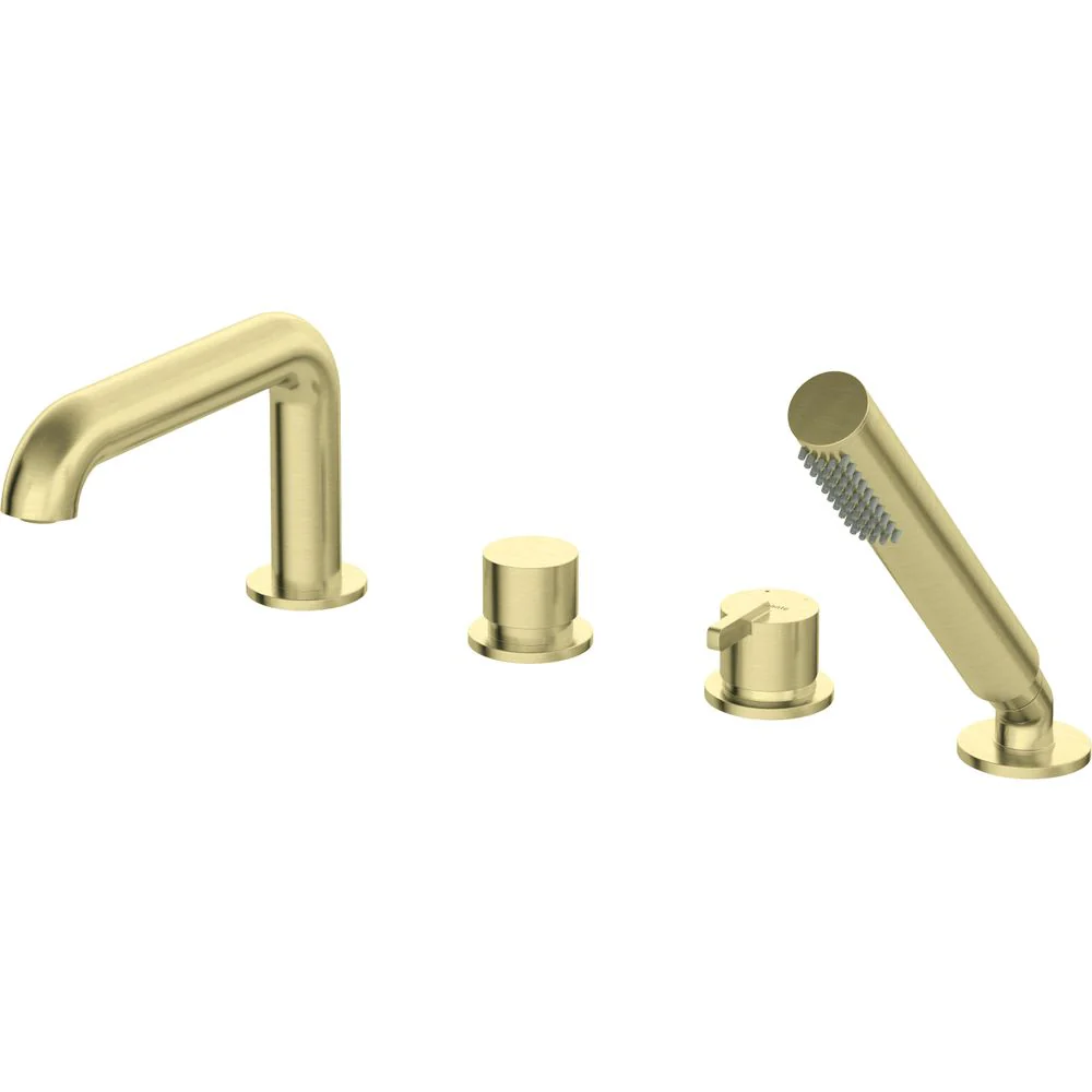 Silia Bath mixer, 4-hole, with shower set - Image 10