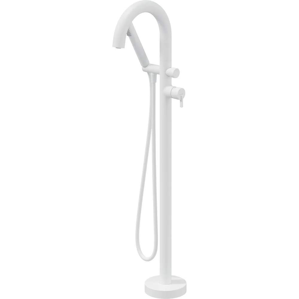 Silia Bath mixer, freestanding, with shower set - Image 10