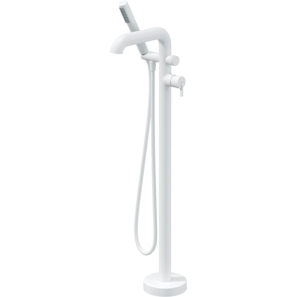 Silia Bath mixer, freestanding, with shower set - Image 4