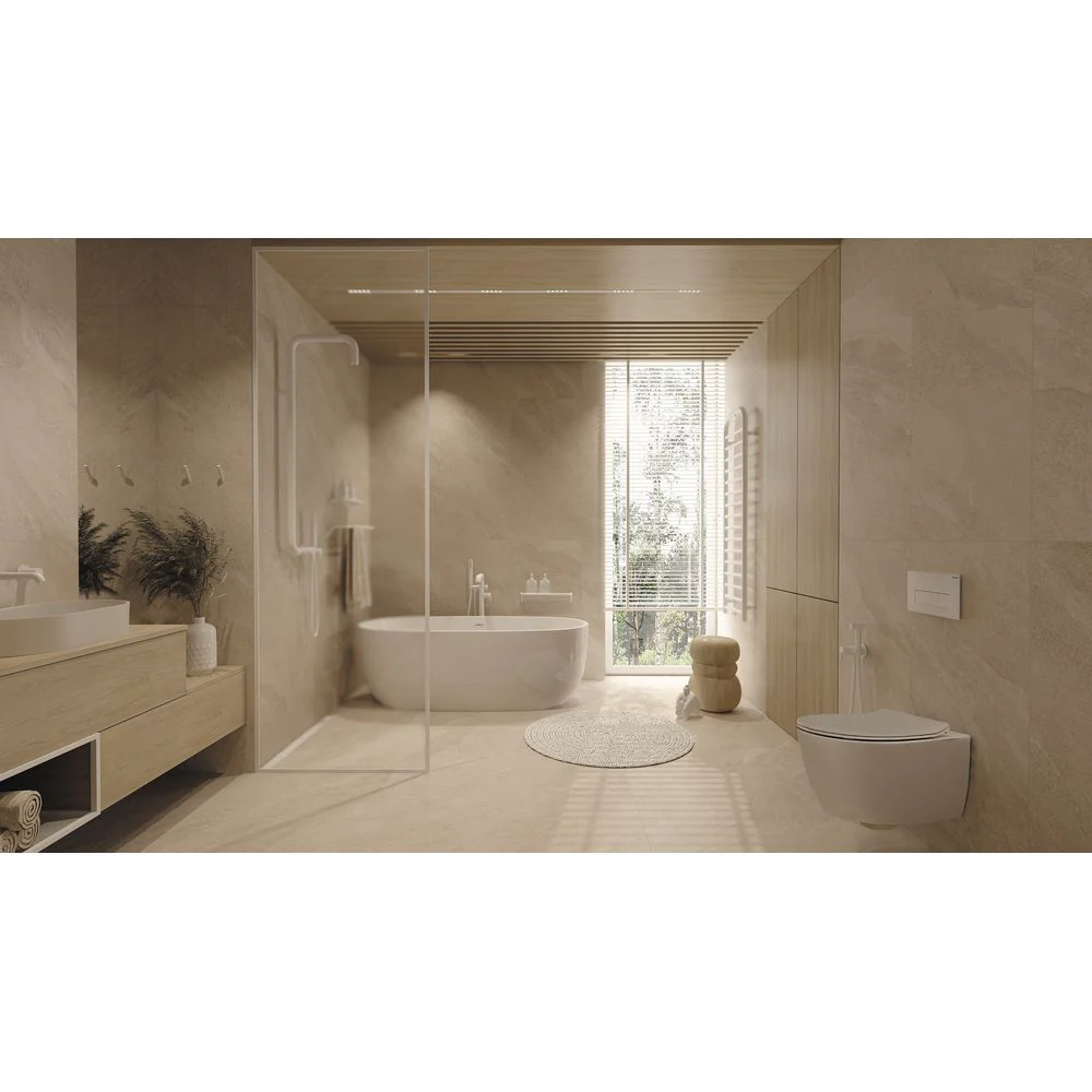 Silia Bath mixer, freestanding, with shower set - Image 8