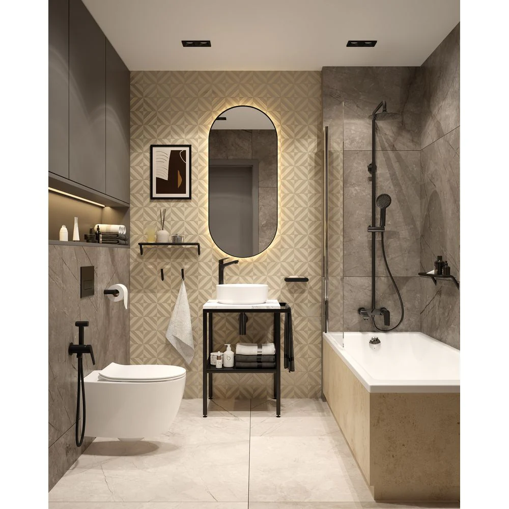 Silia Ceramic washbasin, countertop - Image 10
