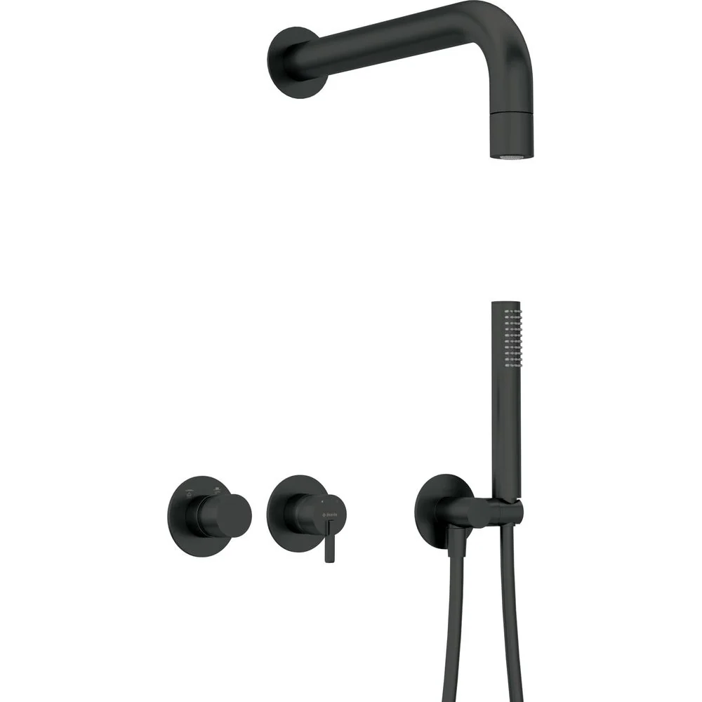 Silia Concealed shower set, with a fixed shower head - with horizontal mixer - Image 9