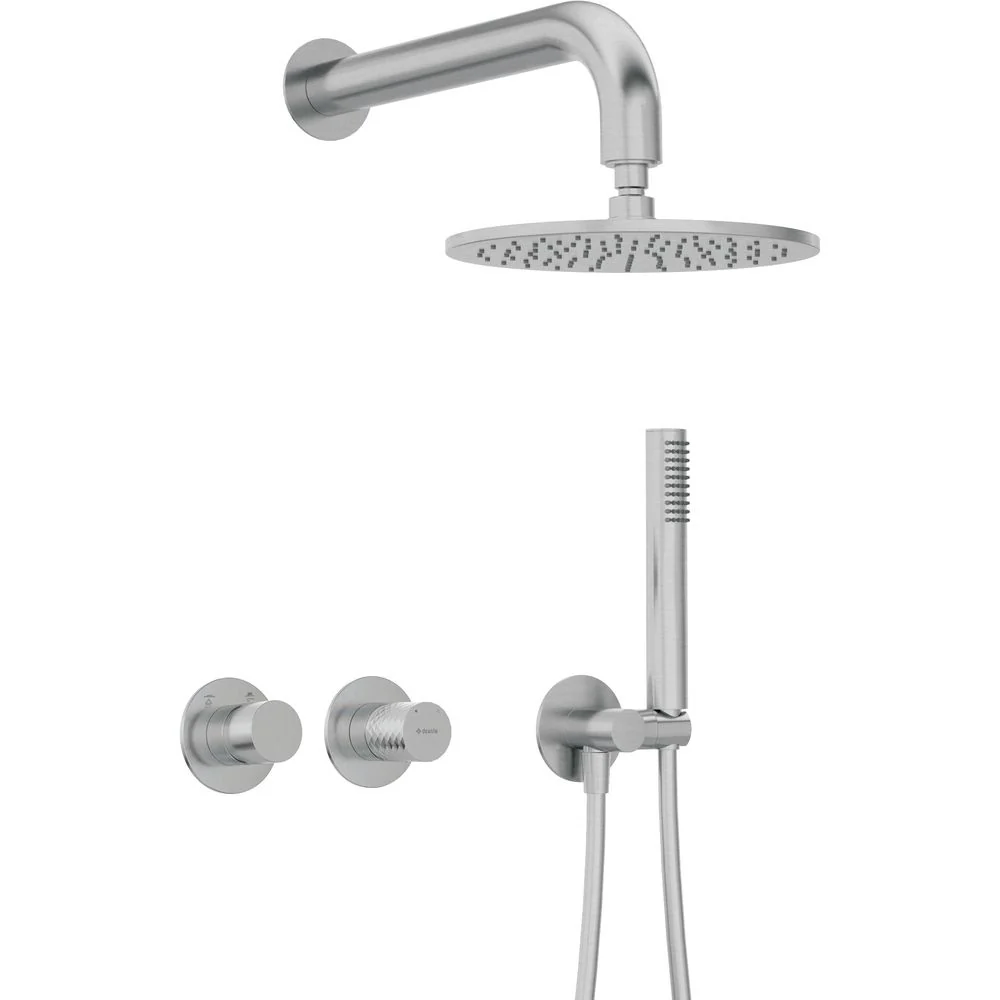 Silia Hexa Concealed shower set, with a shower head - with horizontal mixer