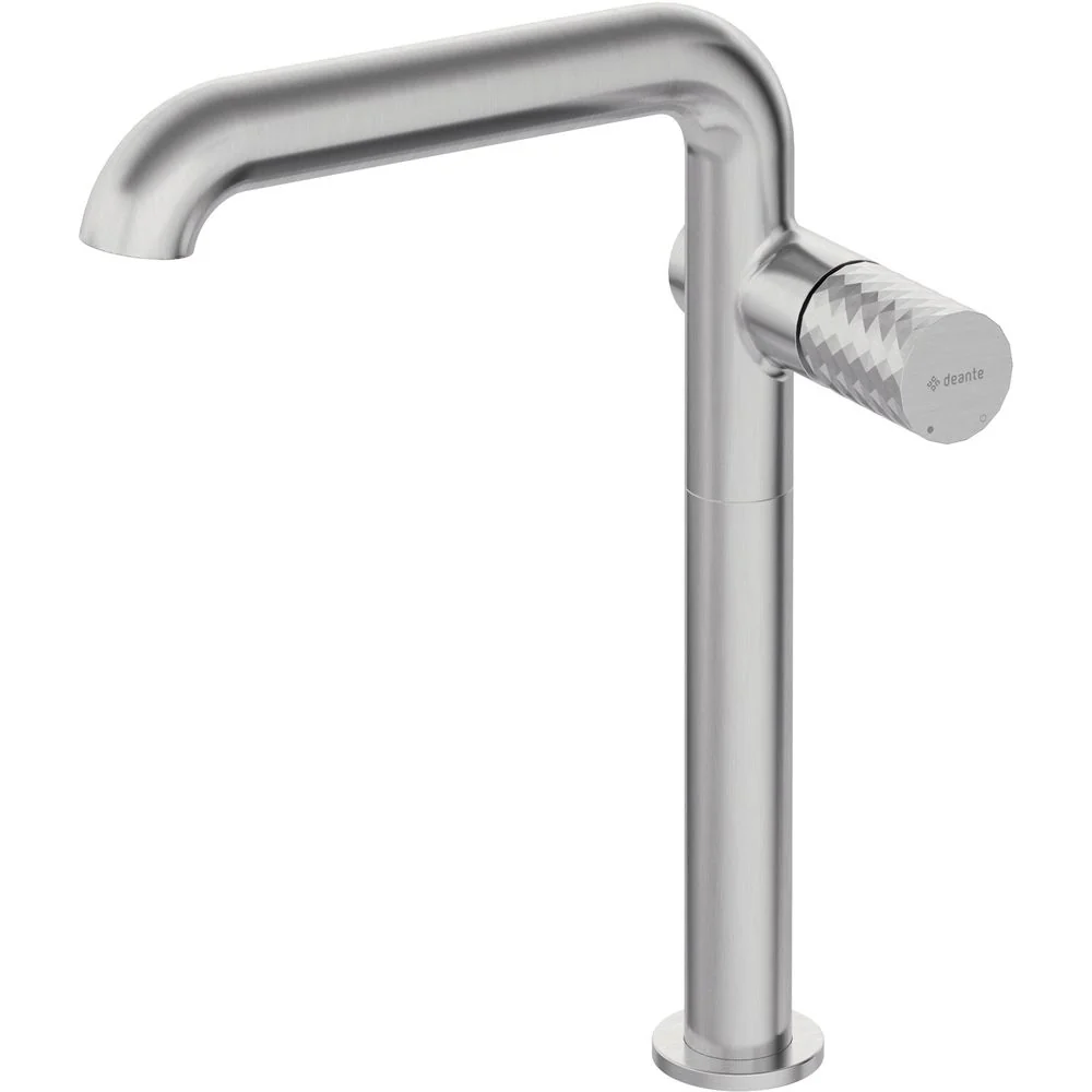 Silia Hexa Washbasin tap, tall, with rectangular spout