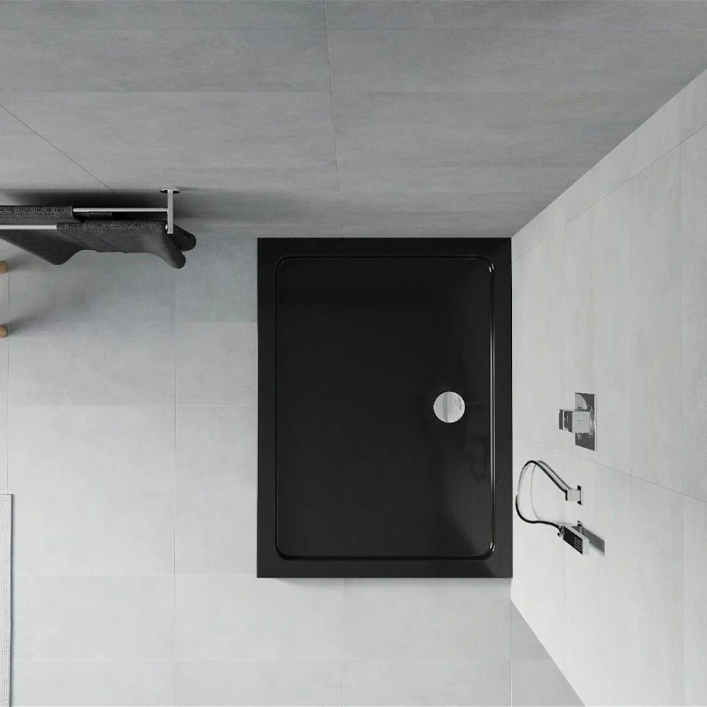 Gulietta Slim Black Shower Tray - Image 3