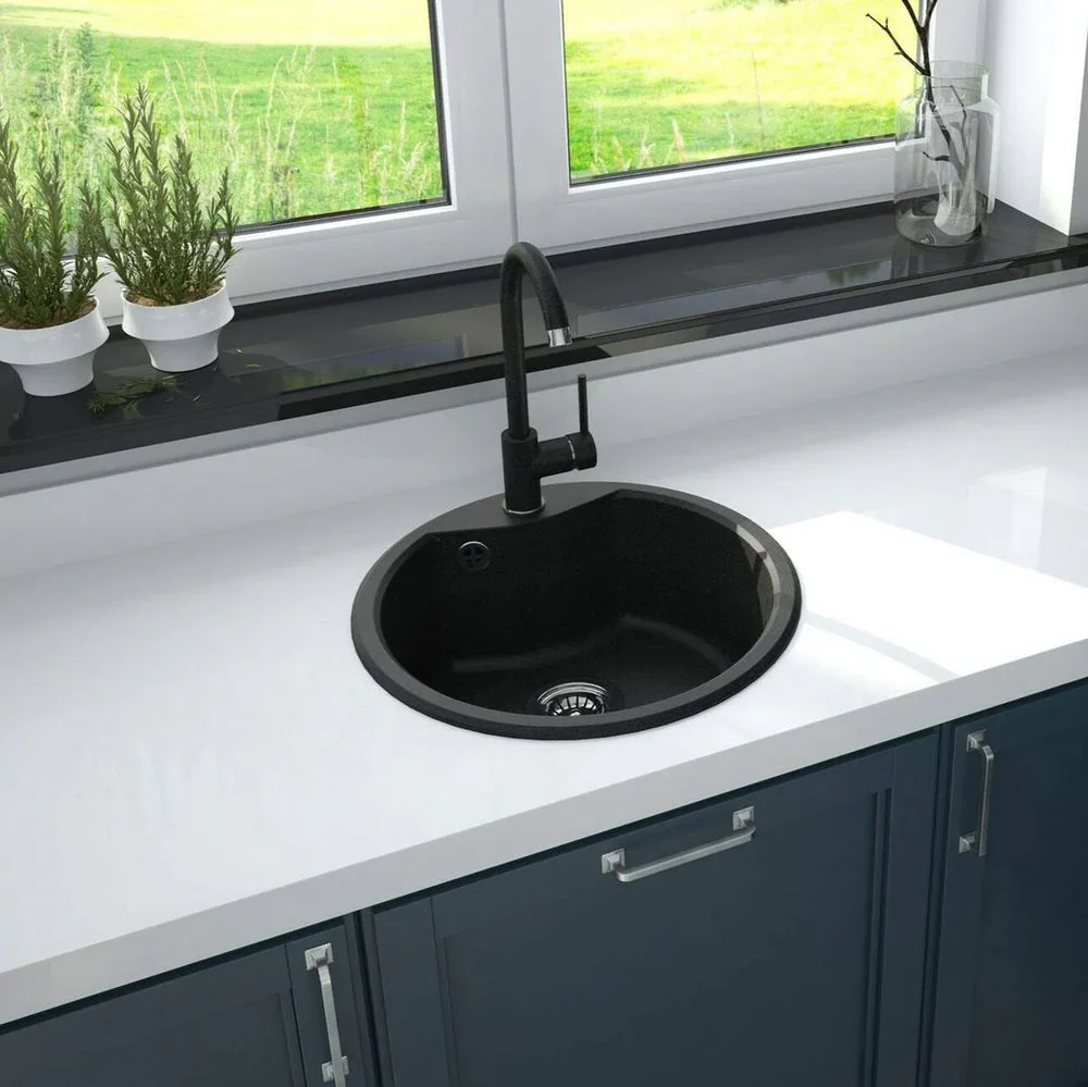 Solis Granite sink with tap 1-bowl - Image 3