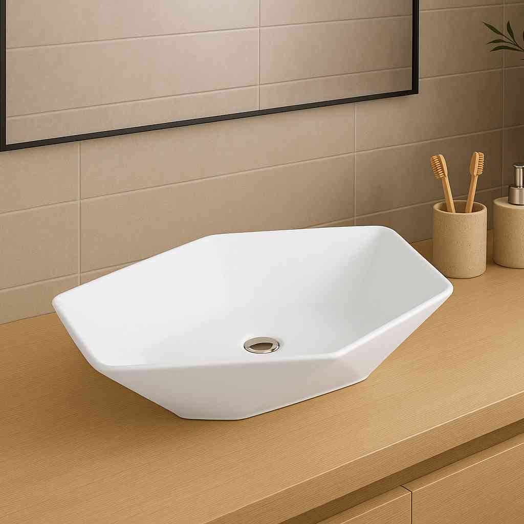 Sovena Countertop Basin White