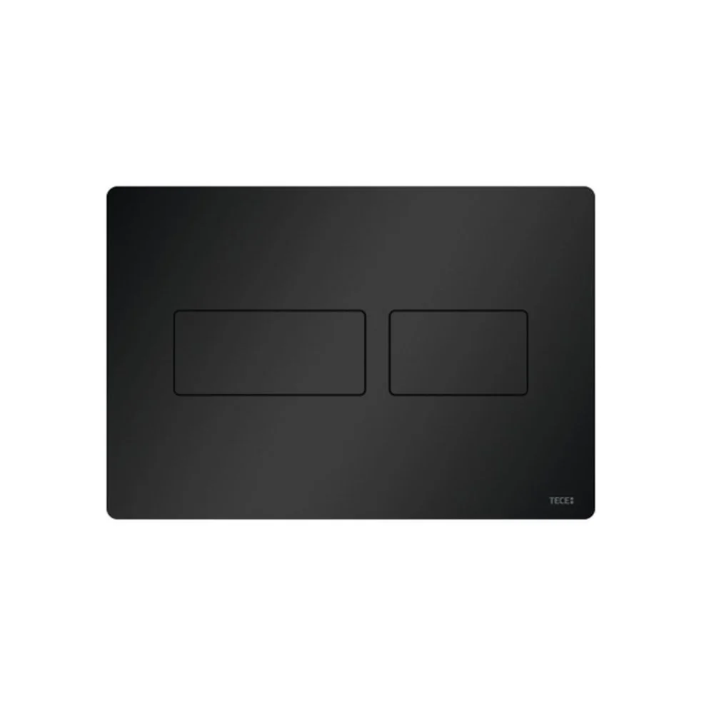 TECEsolid metal toilet flush plate - Matt Black