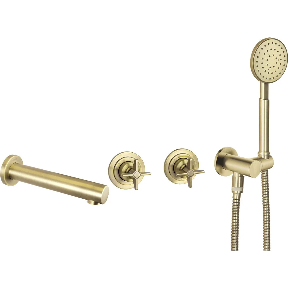 Temisto Bath mixer, concealed, with shower set - Image 2