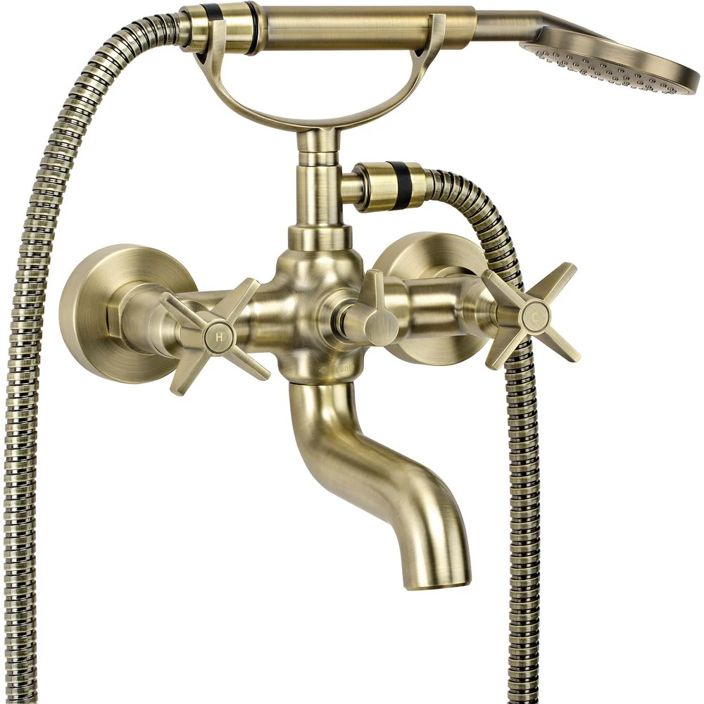 Temisto Bath mixer, with shower set - Image 2