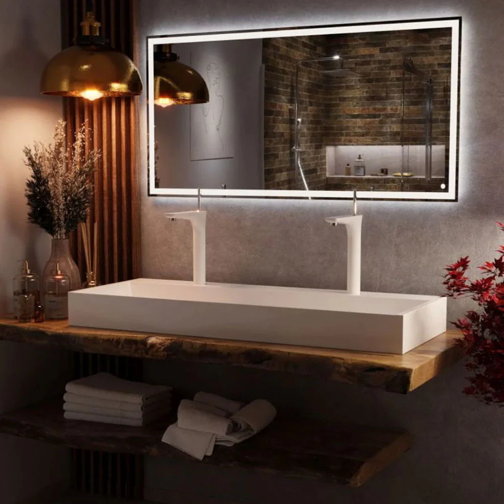 VEGAS-01 120x60cm LED Mirror - Image 2
