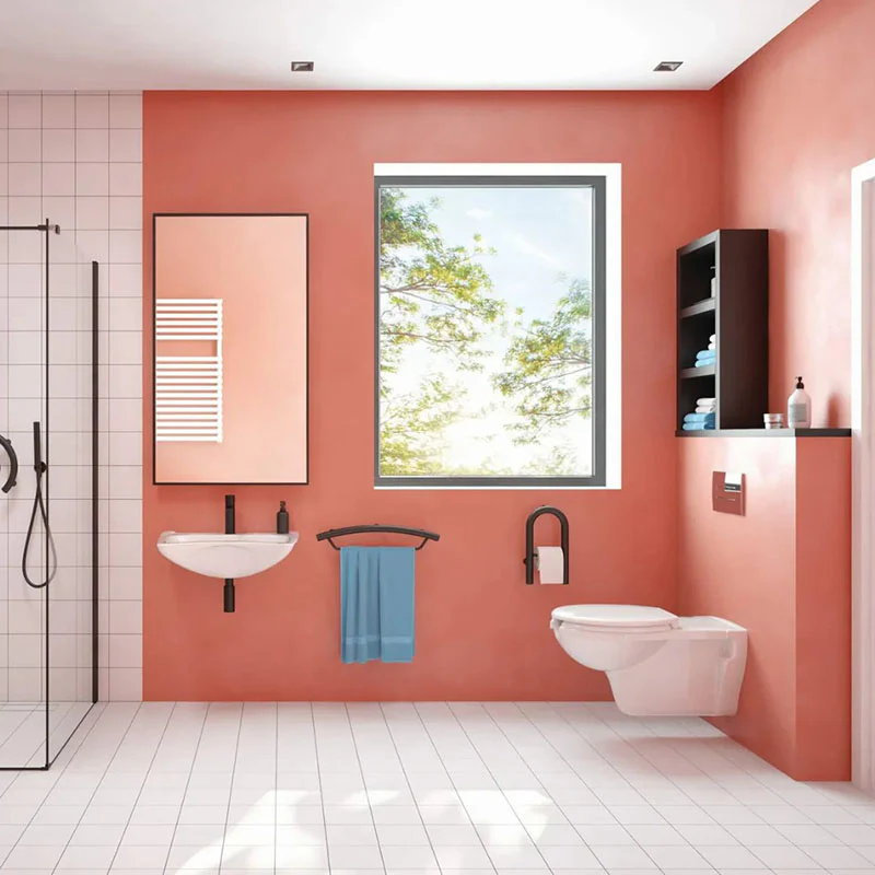 Vital Wall-mounted grab bar with space for toilet paper - 2in1 - Image 11