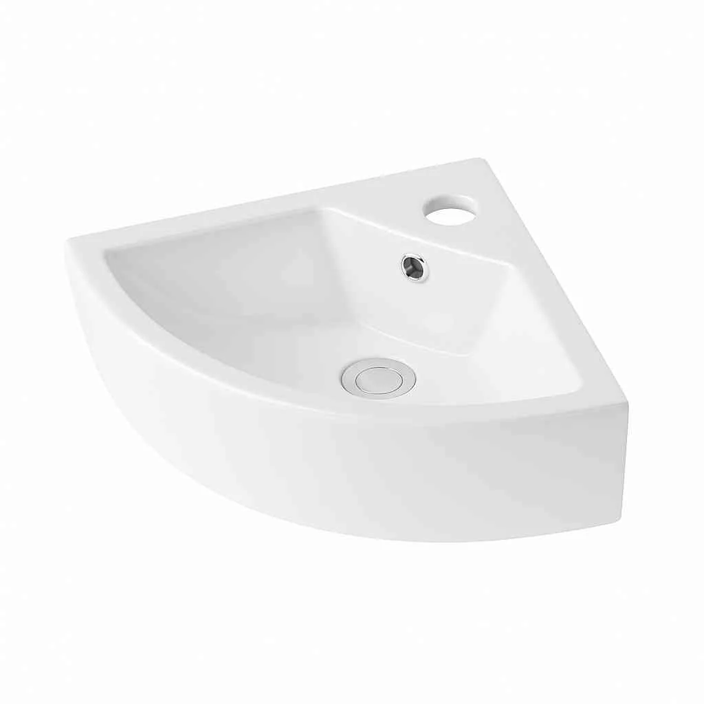 Space-saving corner bathroom basin - Image 2