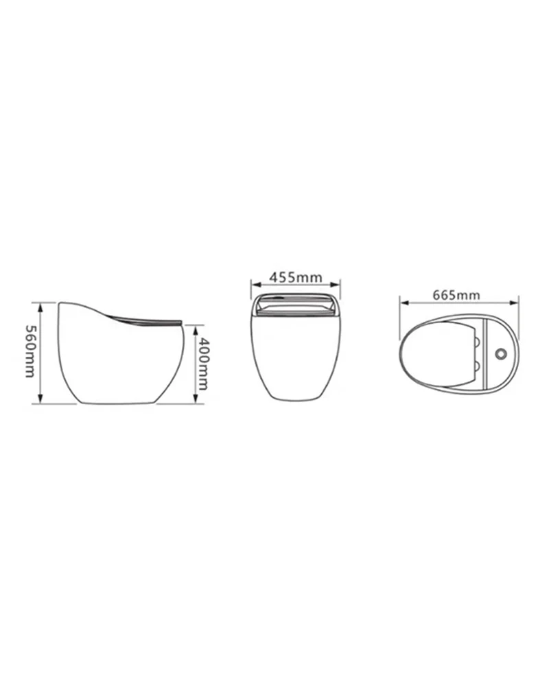Ivy Compact Toilet White - Image 4