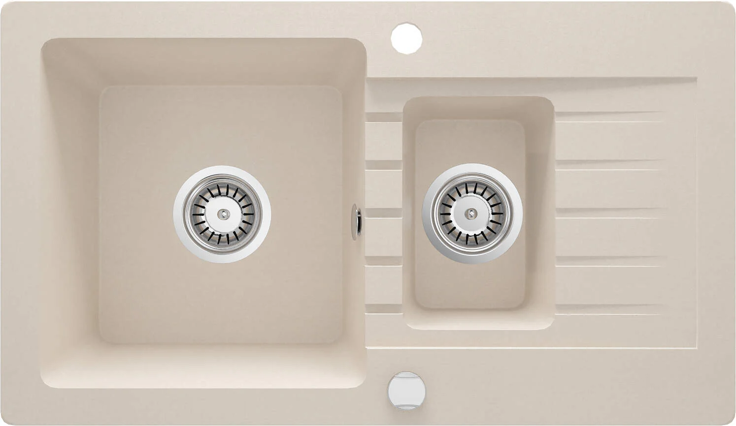 Zorba Granite sink 1.5-bowl with drainer - Image 3