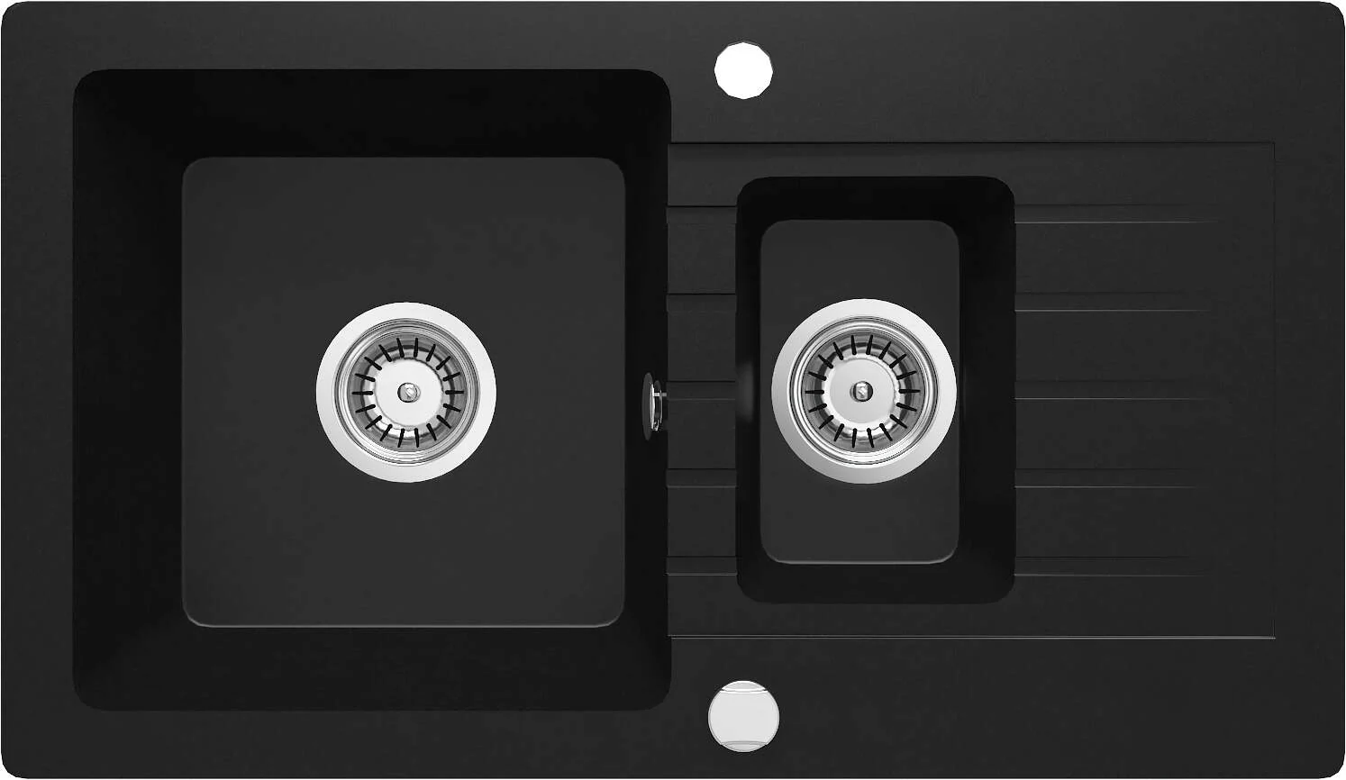 Zorba Granite sink 1.5-bowl with drainer - Image 7