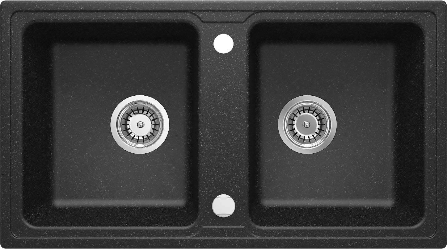 Zorba Granite sink 2-bowl